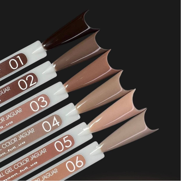 Moon Color #1 Jaguar Гель-лак темний шоколад 8ml