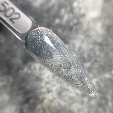 Moon Opal color #502 Гель-лак прозорий з мікроблистками 8ml