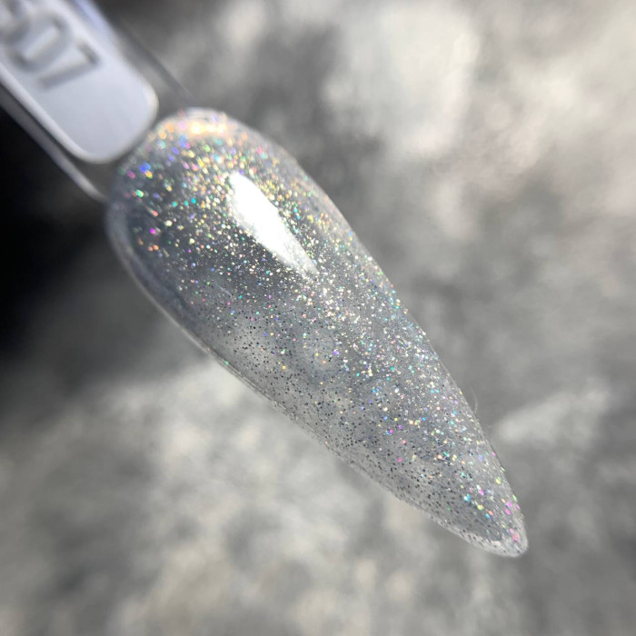 Moon Opal color #507 Гель-лак прозрачный с микроблестками 8ml