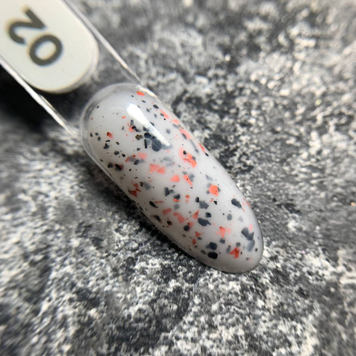 Siller Terrazzo #2 База с разноцветной талью 8ml