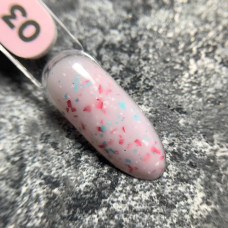 Siller Terrazzo #3 База з різнокольоровою поталлю 8ml