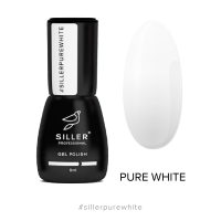 Siller Pure White Гель-лак белый 8ml