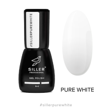 Siller Pure White Гель-лак білий 8ml