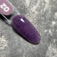 Siller Shine Light #02 Гель-лак світловідбівний сіро-фіолетовий 8ml