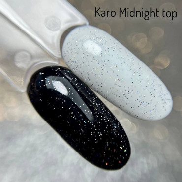 Karo Top Midnight  Топ з різнокольровими мікроблискітками 10ml