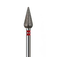 Алмазная фреза Почка 050 красная закругленная длинная Premium