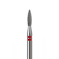 Алмазная фреза Пламя 018 красное Premium