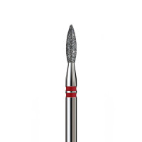 Алмазна фреза Полум'я 021 червоне Premium