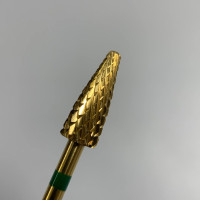 Твердосплавная фреза Кукуруза 050 зеленая с мелкой насечкой 406001 Для левшей