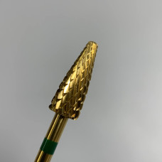 Твердосплавная фреза Кукуруза 050 зеленая с мелкой насечкой 406001 Для левшей