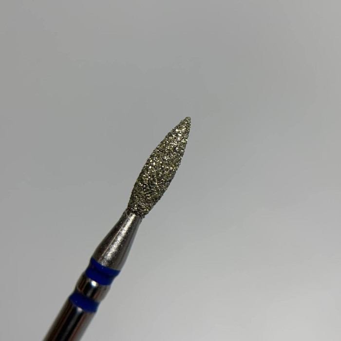 Алмазна фреза Полум'я 023 синє 8mm P872m023 Nisima