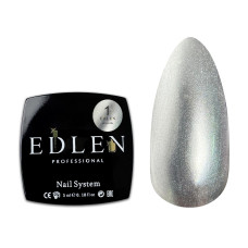 Edlen Metal Gel #1 Лак-фарба для дизайнів срібна 5ml