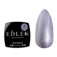 Edlen Metal Gel #3 Лак-краска для дизайна серебряно-сиреневая 5ml