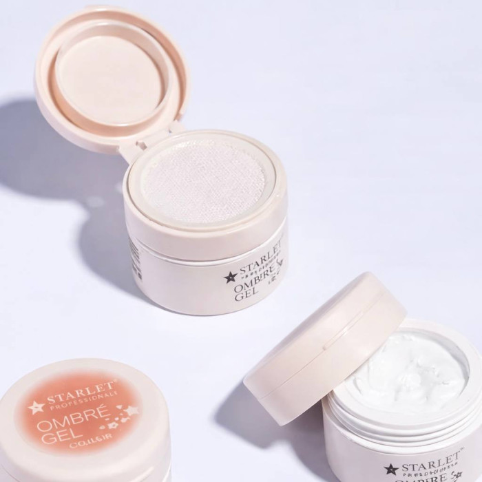 Starlet Ombre Gel #1 Гель-краска белая 8ml
