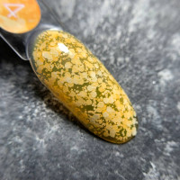 Luna Bubble Gel Гель с белым глитером #04 5ml