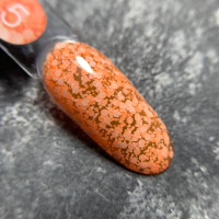 Luna Bubble Gel Гель с белым глитером #05 5ml