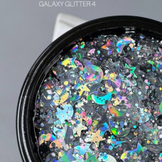 Saga Galaxy Glitter #04 Гель з голографічним глітером 8ml