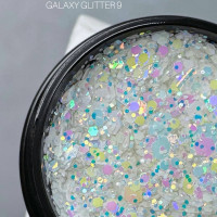 Saga Galaxy Glitter #09 Гель з голографічним глітером 8ml