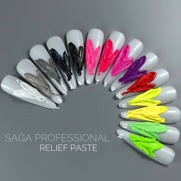 Saga Relief Past #01 Паста рельефная 5ml