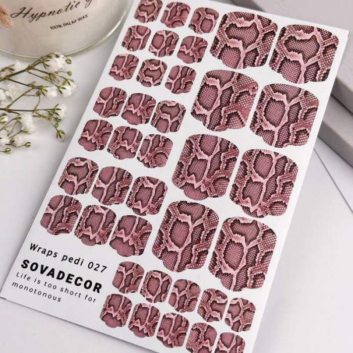 Пленка Sova decor для педикюра #027