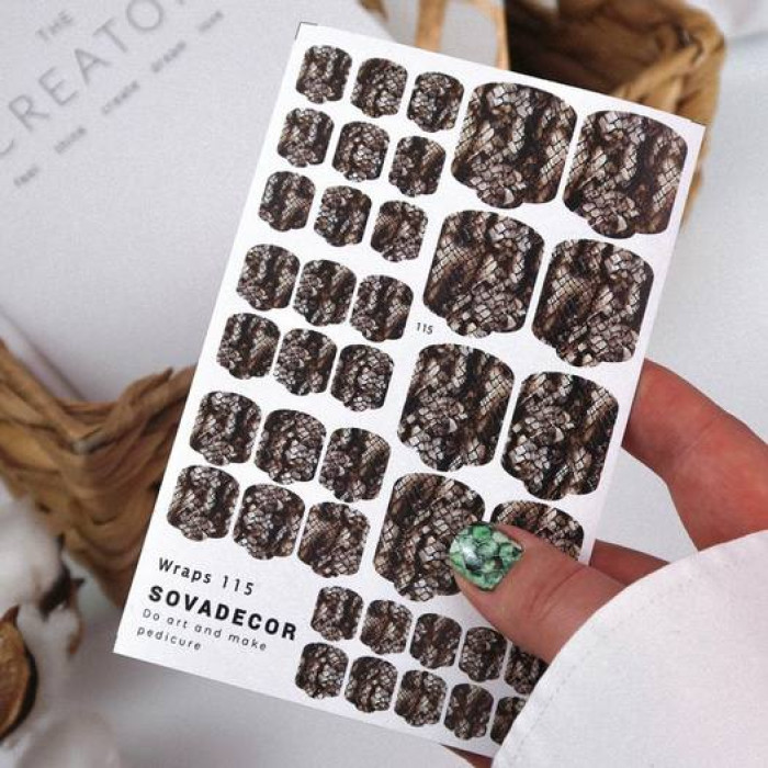 Пленка Sova decor для педикюра #115
