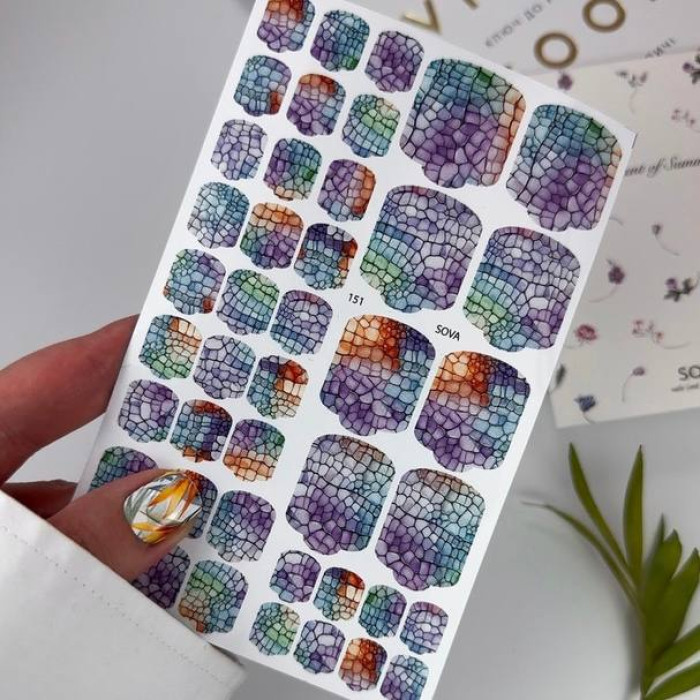 Пленка Sova decor для педикюра #151