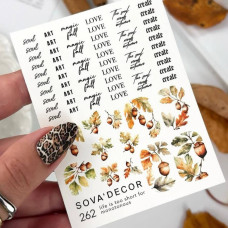 Слайдер-дизайн Sova Decor 262 Acorn & Word