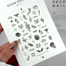Слайдер-дизайн Sova Decor 271 Dark Tattoo
