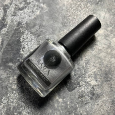 Saga Stamping Paint #10 Лак-краска для стемпинга Серебряная 8ml