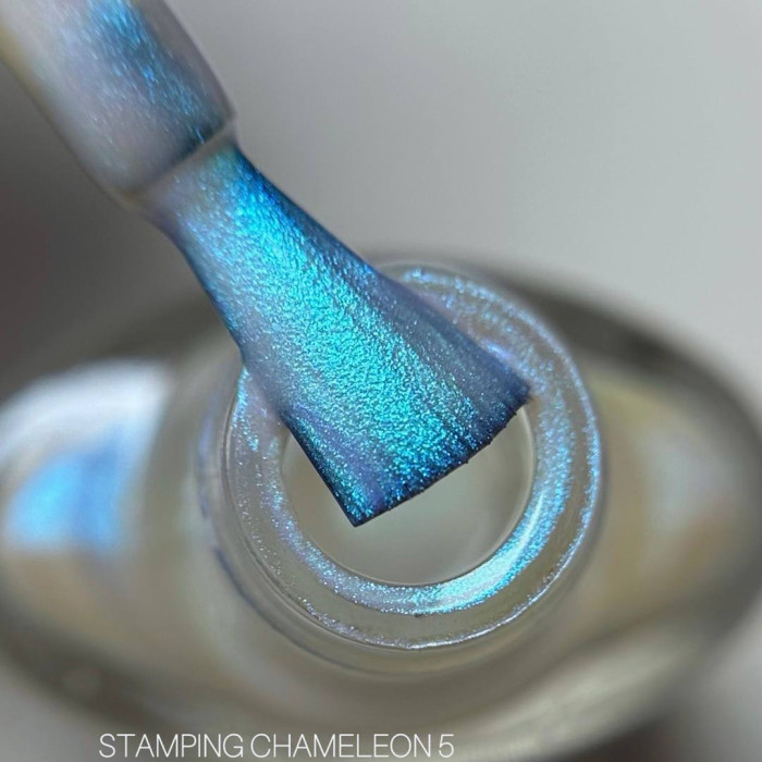 Saga Stamping Paint Chameleon #05 Лак-краска для стемпинга с эффектом жемчужного втирания 8ml