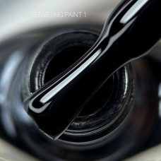 Saga Stamping Paint #01 Лак-фарба для стемпінга Чорна 8ml