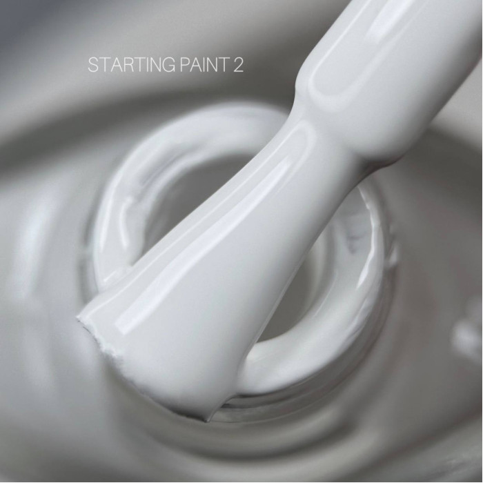 Saga Stamping Paint #02 Лак-краска для стемпинга Белая 8ml