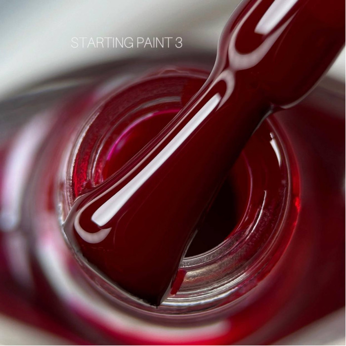 Saga Stamping Paint #03 Лак-краска для стемпинга Красная 8ml