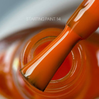 Saga Stamping Paint #14 Лак-краска для стемпинга Оранжевая 8ml