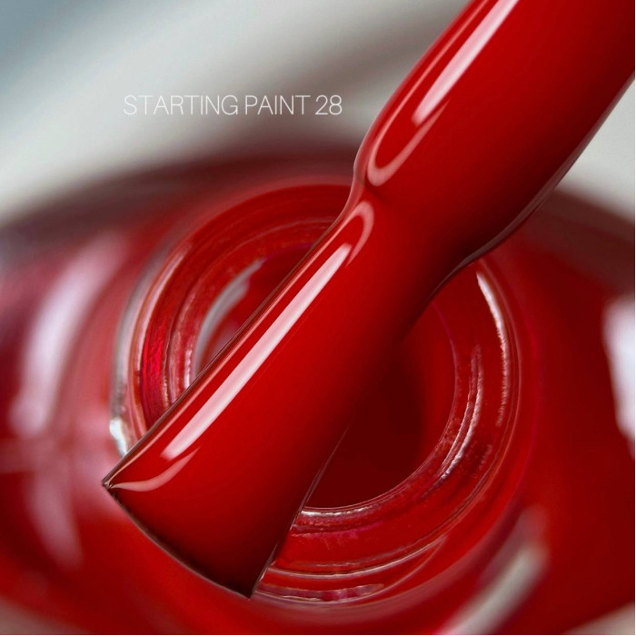 Saga Stamping Paint #28 Лак-краска для стемпинга Мак 8ml