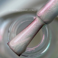 Saga Stamping Paint Chameleon #02 Лак-краска для стемпинга с эффектом жемчужного втирания 8ml