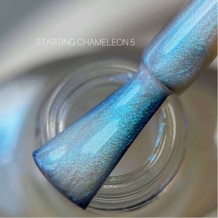 Saga Stamping Paint Chameleon #05 Лак-краска для стемпинга с эффектом жемчужного втирания 8ml