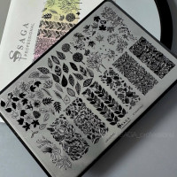 Saga Stamping Пластина для cтемпінгу Autumn #12
