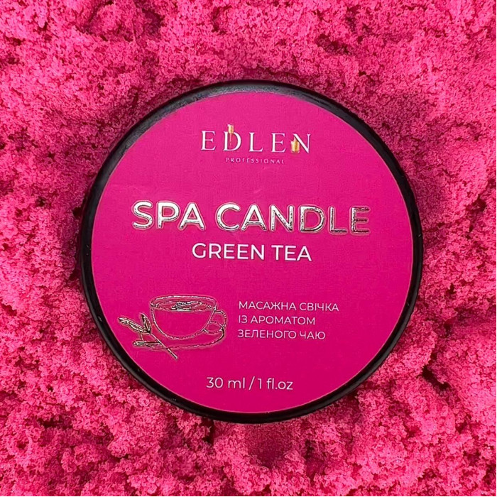 Edlen Spa Candle Green Tea Массажная свеча Зеленый чай 30ml