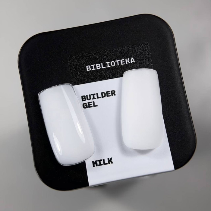 BIBLIOTEKA Builder Gel #02 Milk Гель молочний 30ml