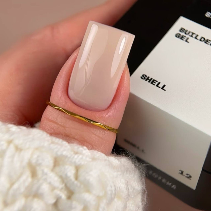 BIBLIOTEKA Builder Gel #12 Shell Гель кремово-бежевий 30ml