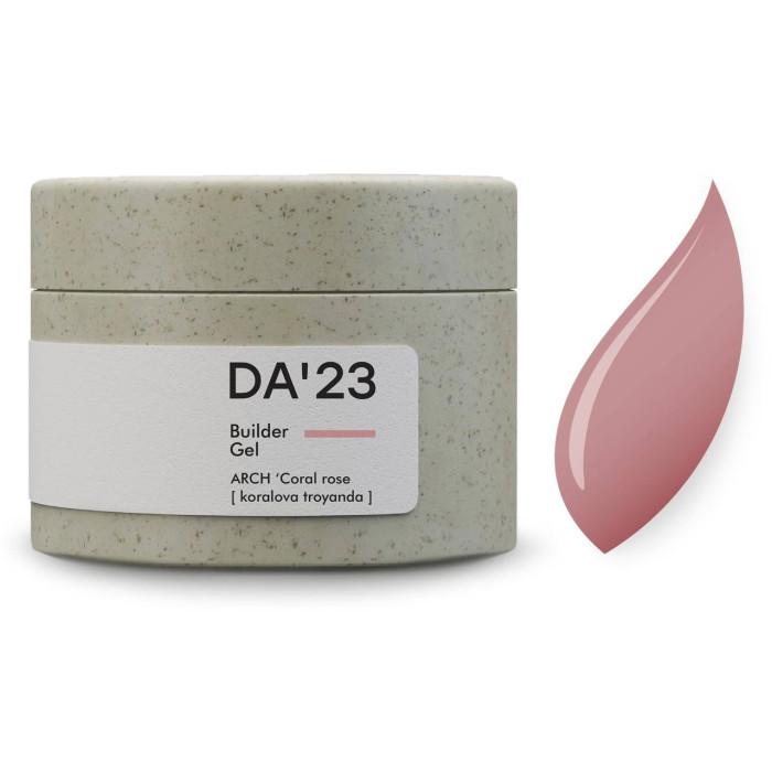 DA'23 Builder Gel ‘Arch Coral rose Гель арка коралова троянда 30ml