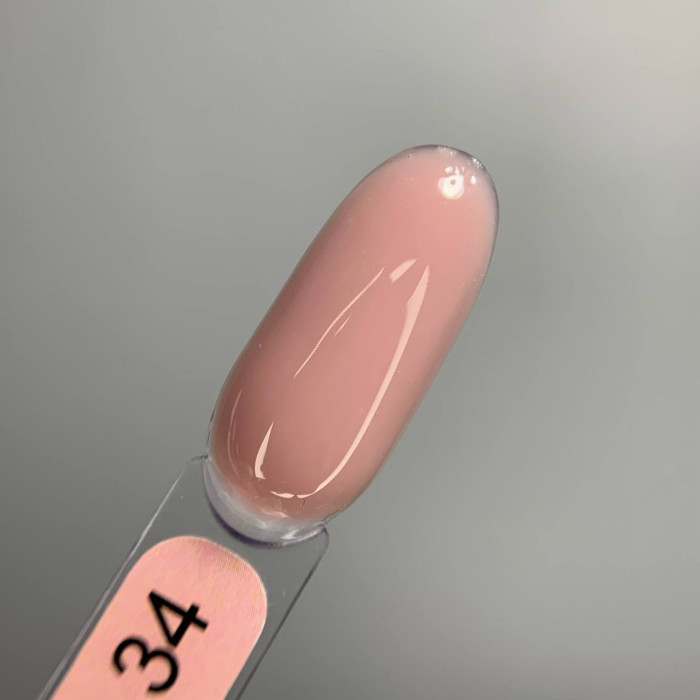 Edlen Builder Gel #34 Office Гель для нарощування коричнево-рожевий 30ml