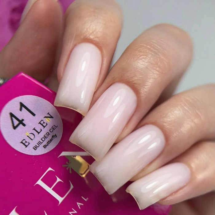 Edlen Builder Gel #41 Butterfly Гель для нарощування молочно-бузковий 15ml