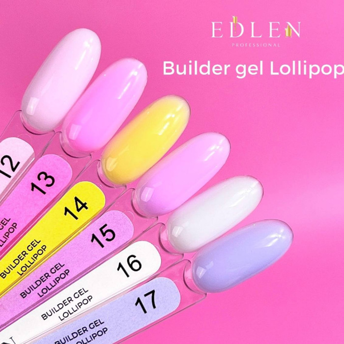 Edlen Builder Gel Lollipop #15 Гель кольоровий 15ml