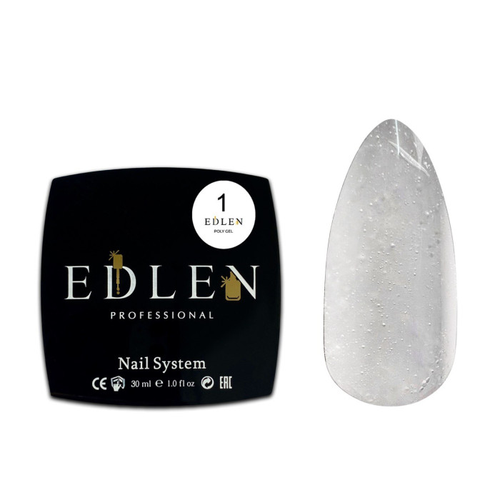 Edlen Poly Gel #01 Гель прозорий 30ml