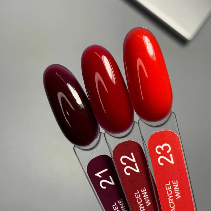 Edlen Water Acrygel #23 Wine Гель жидкий красный 15ml