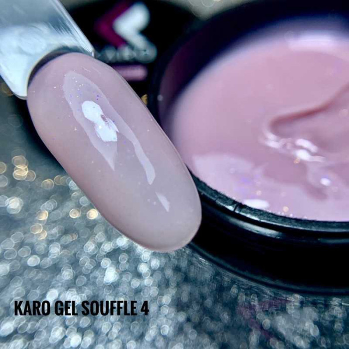 Karo Souffle Gel #4 Гель камуфлирующий суфле 30ml