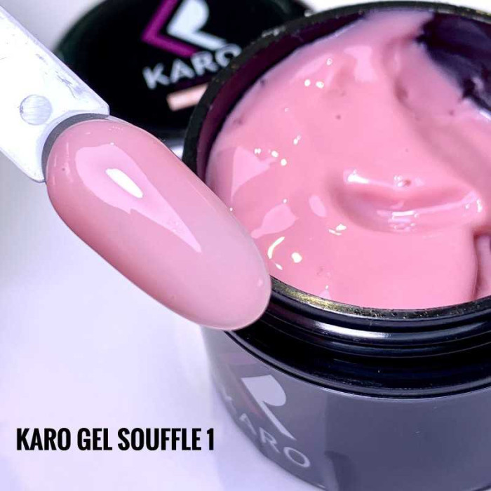 Karo Souffle Gel #1 Гель камуфлирующий суфле 30ml