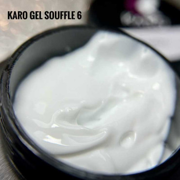 Karo Souffle Gel #6 Гель суфле білий 30ml